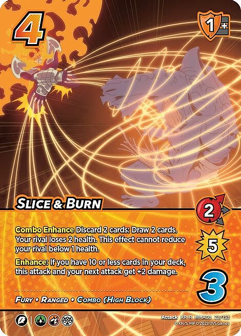 Slice & Burn Card Front