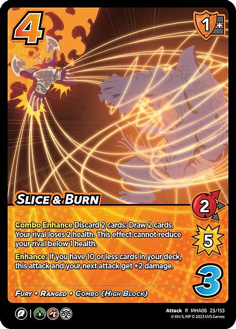 Slice & Burn Card Front