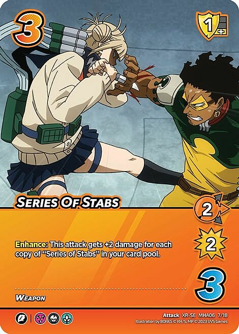 Series Of Stabs Card Front