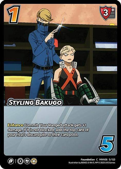 Styling Bakugo Card Front