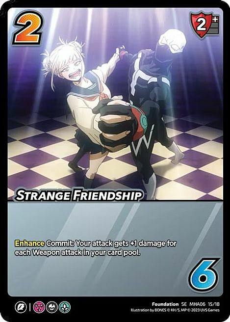 Strange Friendship Card Front