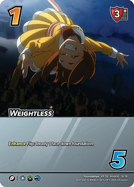 Weightless Card Front