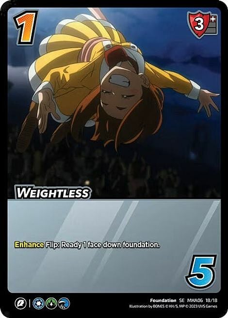 Weightless Card Front