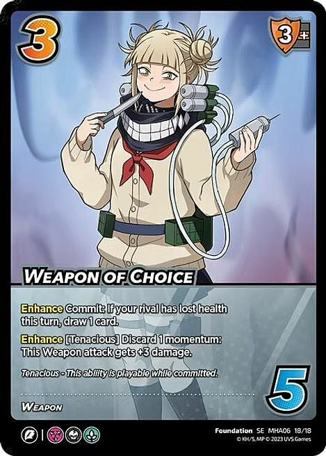 Weapon of Choice Card Front