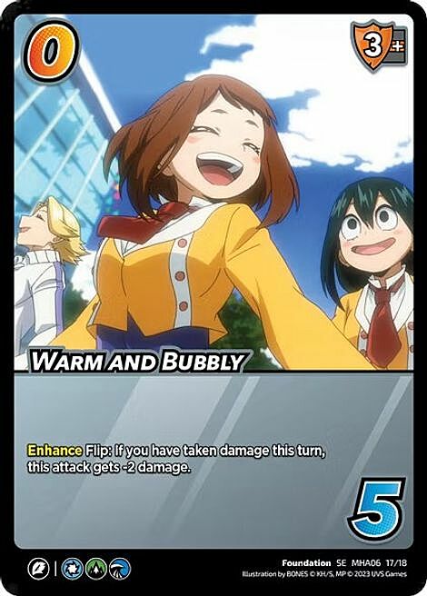 Warm and Bubbly Card Front