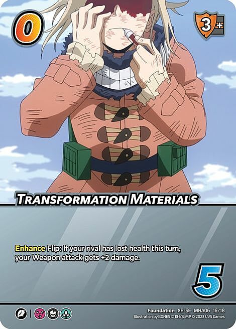 Transformation Materials Card Front