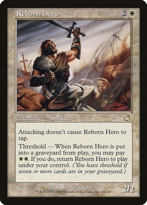 Reborn Hero Card Front