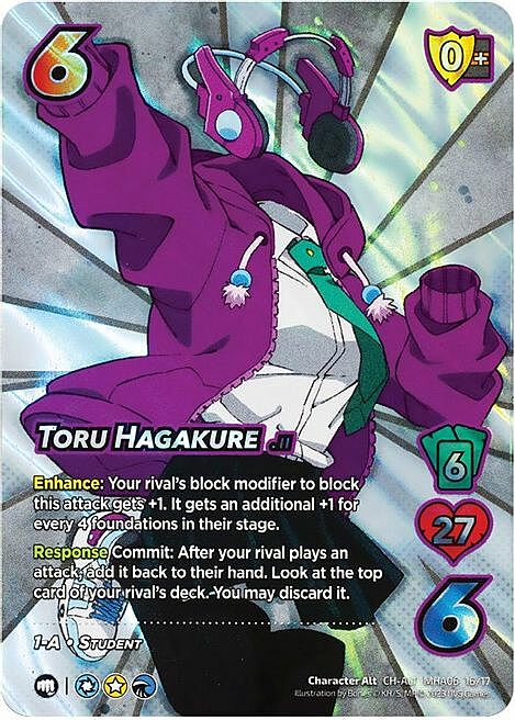 Toru Hagakure Card Front