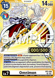Omnimon · Serial Numbered BT5-086