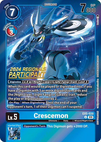 Crescemon Card Front