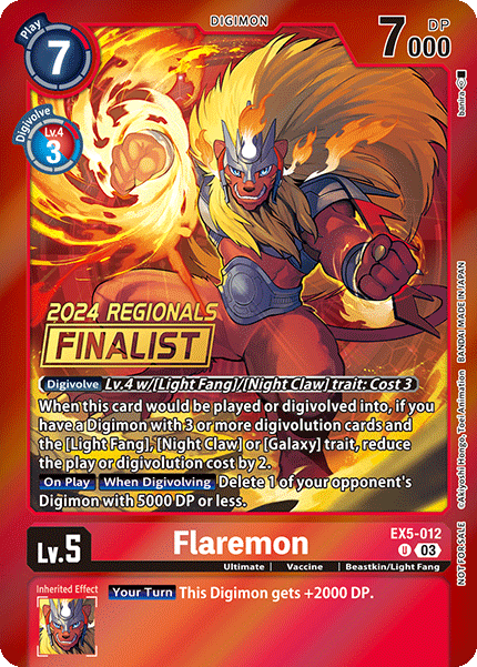 Flaremon Card Front