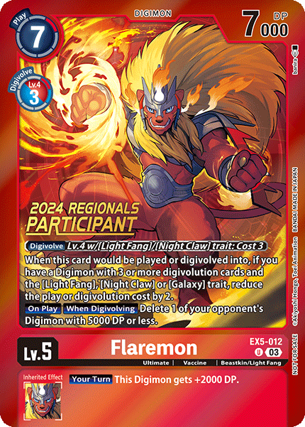 Flaremon Card Front