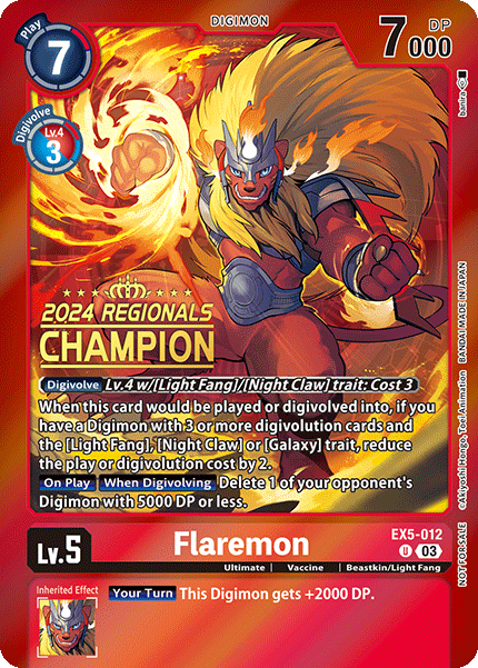 Flaremon Card Front