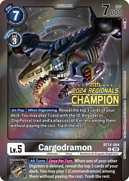 Cargodramon Card Front