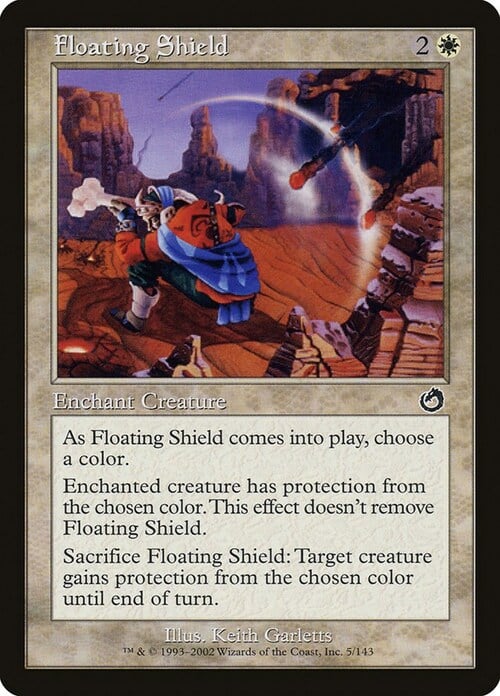 Floating Shield Card Front