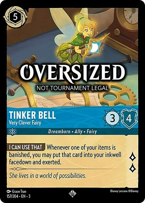 Tinker Bell - Very Clever Fairy Card Front