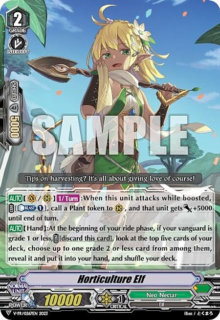 Horticulture Elf Card Front
