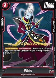 Whis · Pre-Release Stamped FB01-004