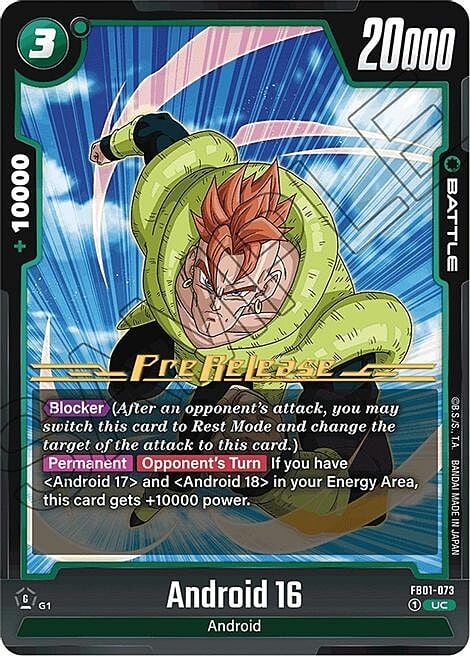 Android 16 Card Front