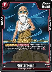 Master Roshi · Pre-Release Stamped FB01-005