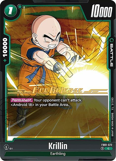 Krillin Card Front