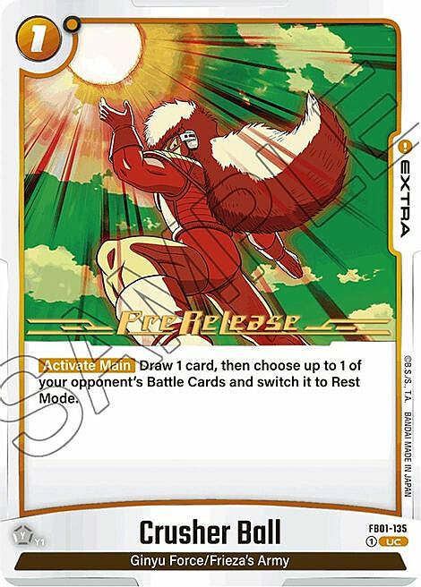 Crusher Ball Card Front