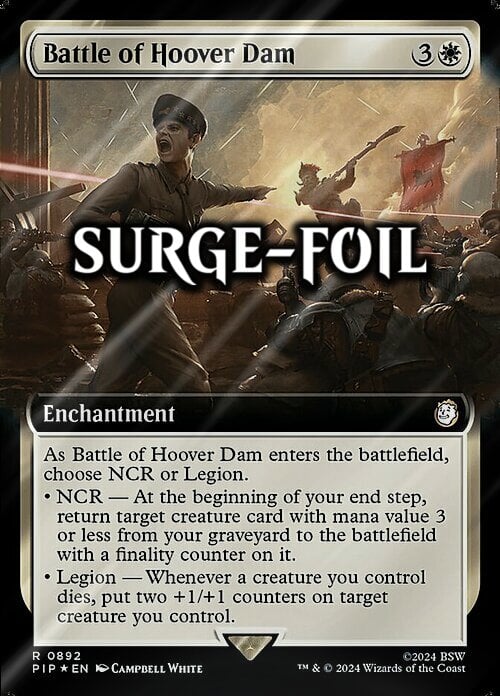 Battle of Hoover Dam Card Front