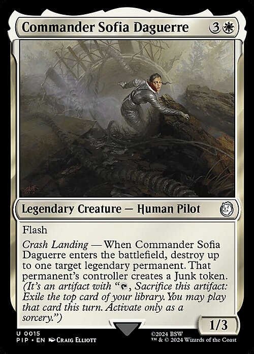 Commander Sofia Daguerre Card Front