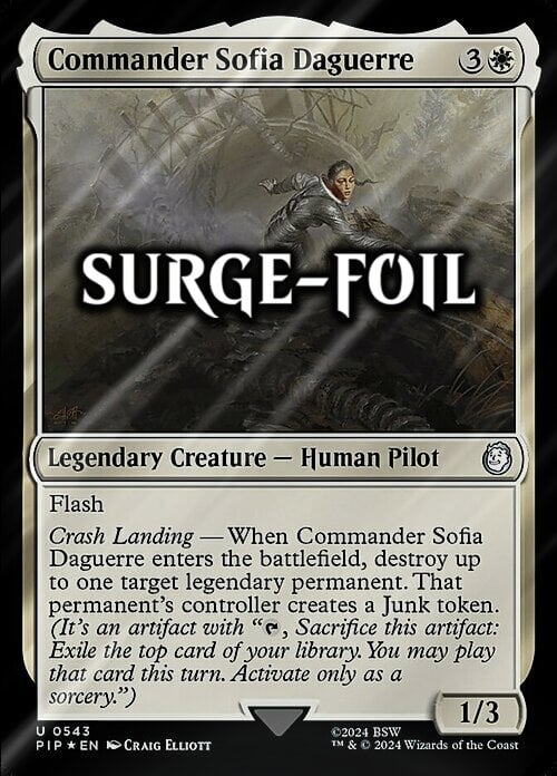 Commander Sofia Daguerre Card Front