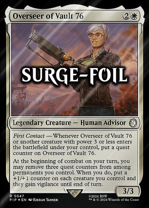 Overseer of Vault 76 Card Front
