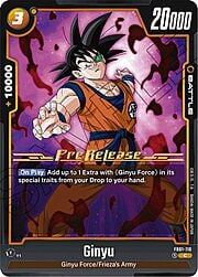 Ginyu · Pre-Release Stamped FB01-110