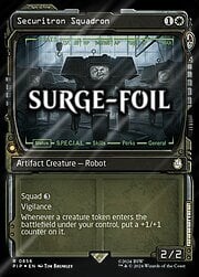 Securitron Squadron · Extended Art | Surge Foil 856