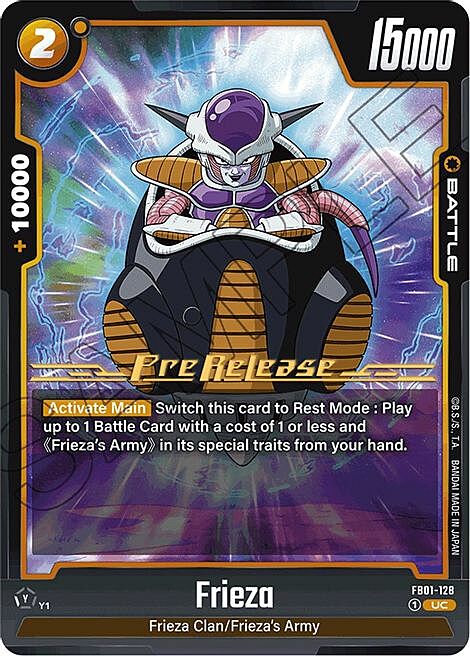 Frieza Card Front