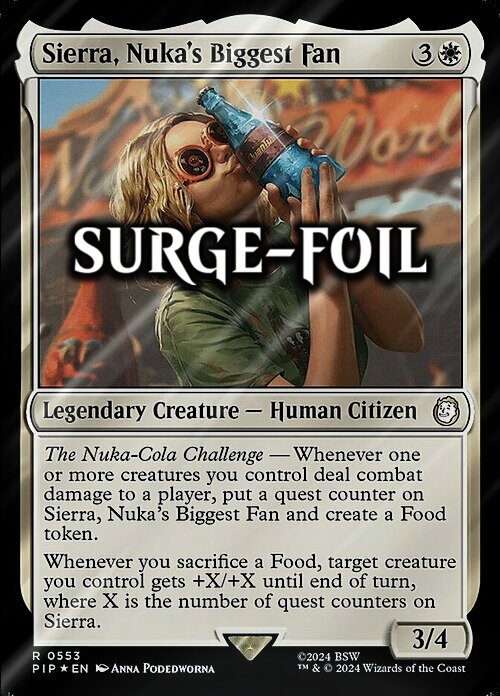 Sierra, Nuka's Biggest Fan Card Front