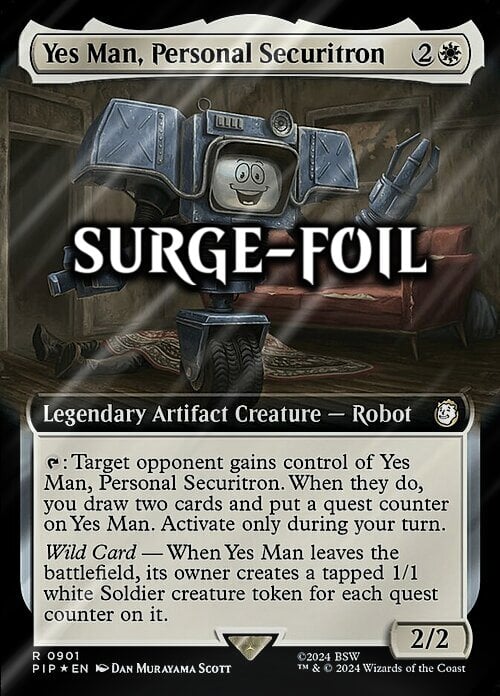 Yes Man, Personal Securitron Card Front