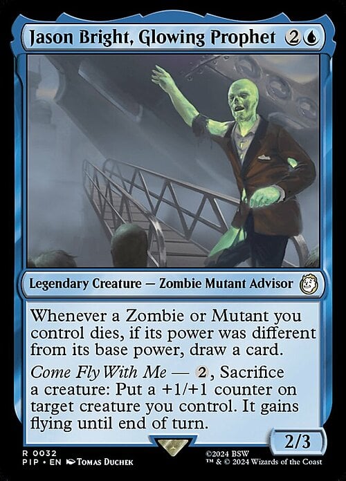 Jason Bright, Glowing Prophet Card Front