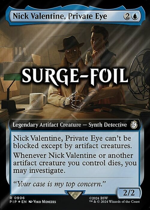 Nick Valentine, Private Eye Card Front