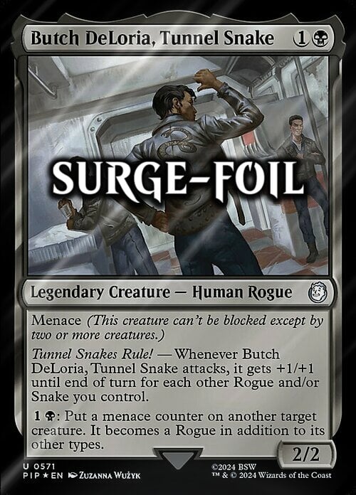 Butch DeLoria, Tunnel Snake Card Front