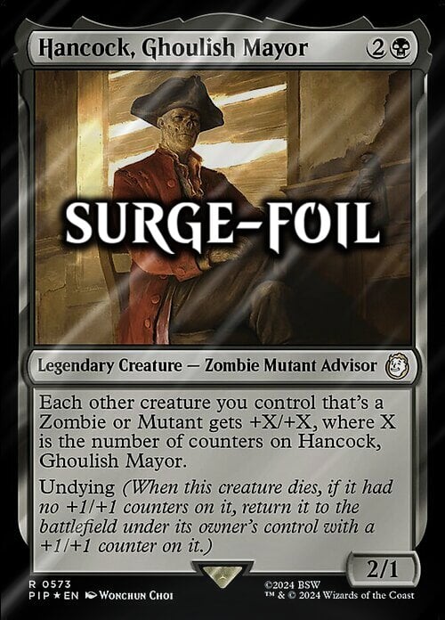 Hancock, Ghoulish Mayor Card Front