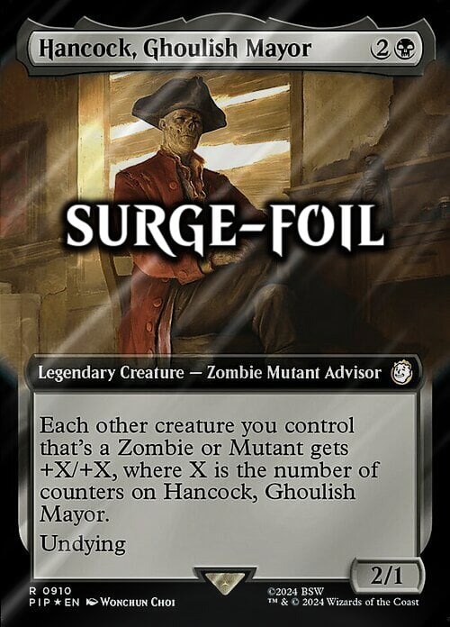 Hancock, Ghoulish Mayor Card Front