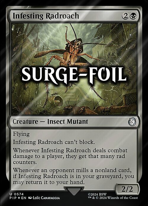 Infesting Radroach Card Front