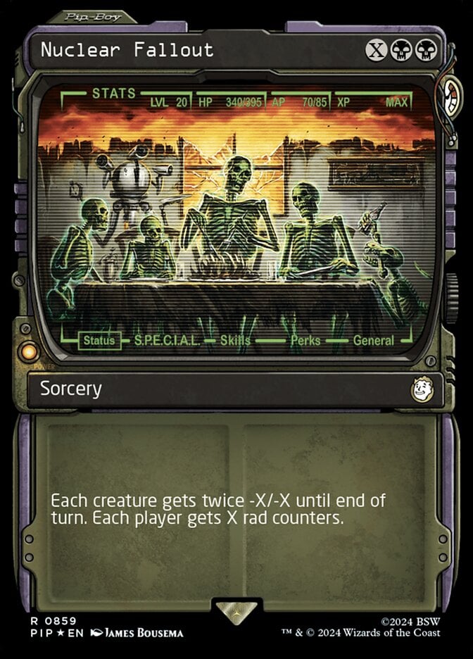 fallout mtg card Cass, Hand of Vengeance [Fallout] Magic: The Gathering Fallout Cards