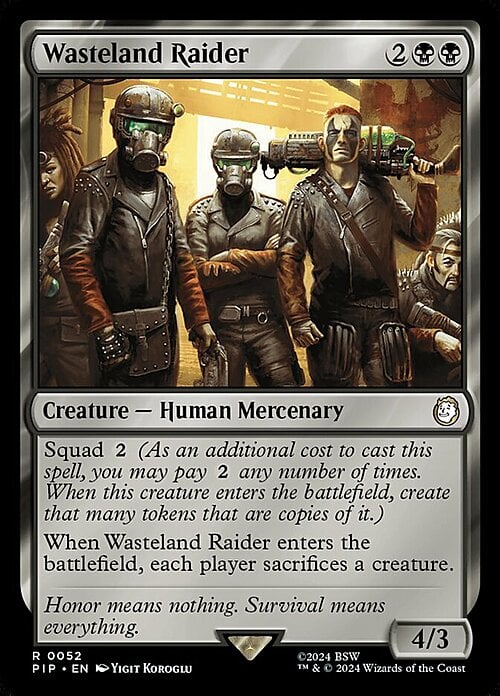 Wasteland Raider Card Front