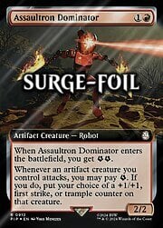 Assaultron Dominator · Extended Art | Surge Foil 912