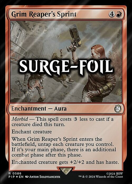 Grim Reaper's Sprint Card Front