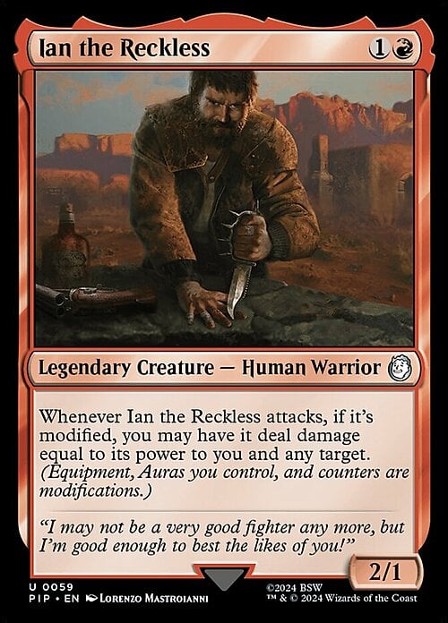 Ian the Reckless Card Front