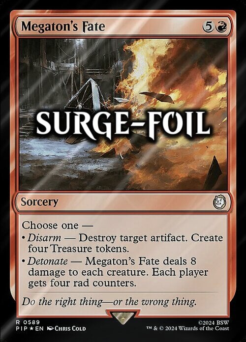 Megaton's Fate Card Front