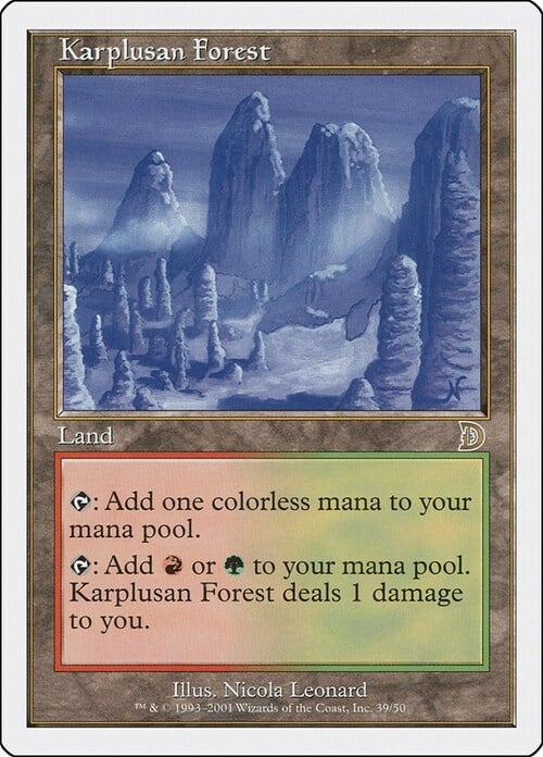 Karplusan Forest Card Front