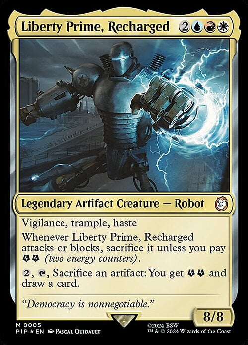Liberty Prime, Recharged Frente