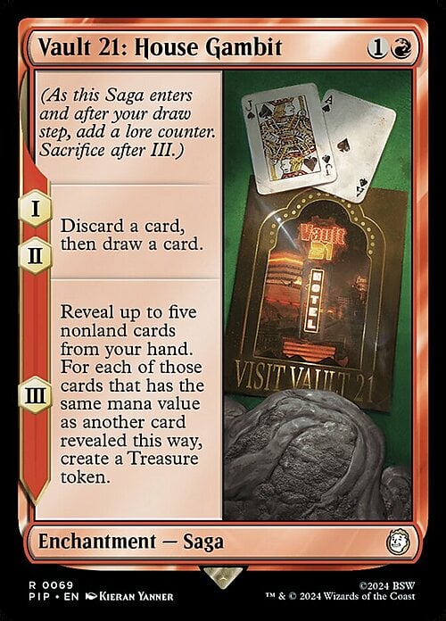 Vault 21: House Gambit Card Front